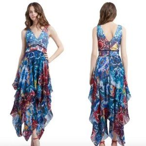 NWT Alice + Olivia Ilia Tie Dye Kaleidoscope Dress Size 0